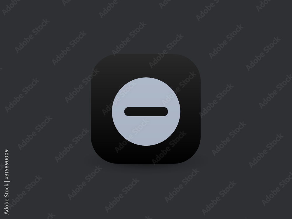 Stop - Vector App Icon Stop - Vector App Icon