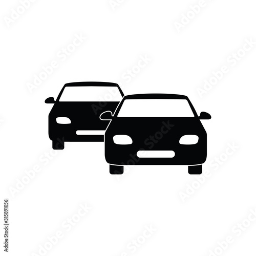 Fototapeta Naklejka Na Ścianę i Meble -  Car icon vector. symbol of car