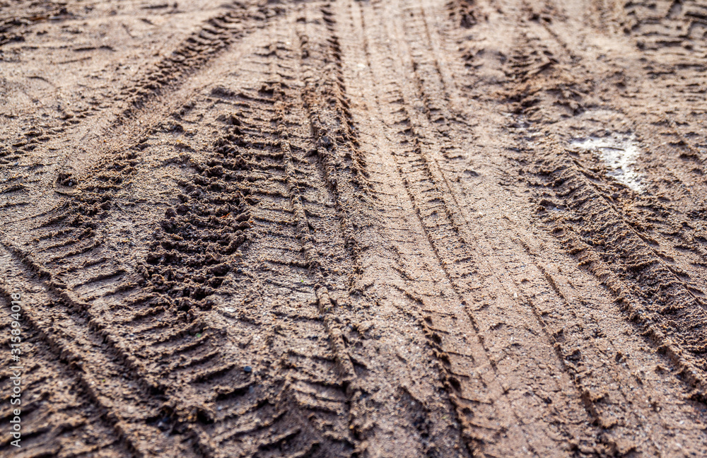 tire tracks in the sand tire tracks in the sand