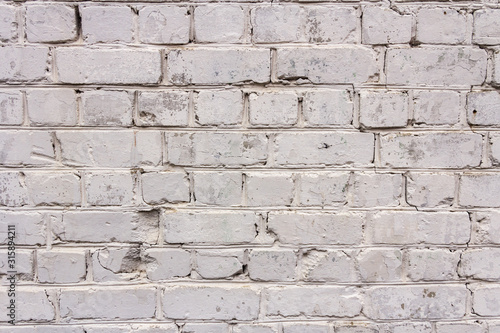 The texture of the old brick.Horizontal photo. Space for text