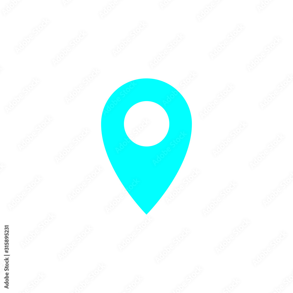 Location icon vector. Pin sign isolated on white background. Navigation map, gps, direction, place, compass, contact, search concept. Flat style for graphic design, logo, Web, UI, mobile upp, EPS10 Location icon vector. Pin sign isolated on white background. Navigation map, gps, direction, place, compass, contact, search concept. Flat style for graphic design, logo, Web, UI, mobile upp, EPS10