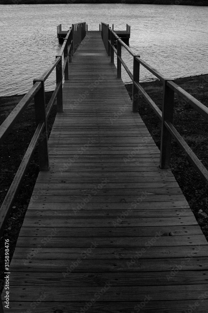Fototapeta premium B&W Pier