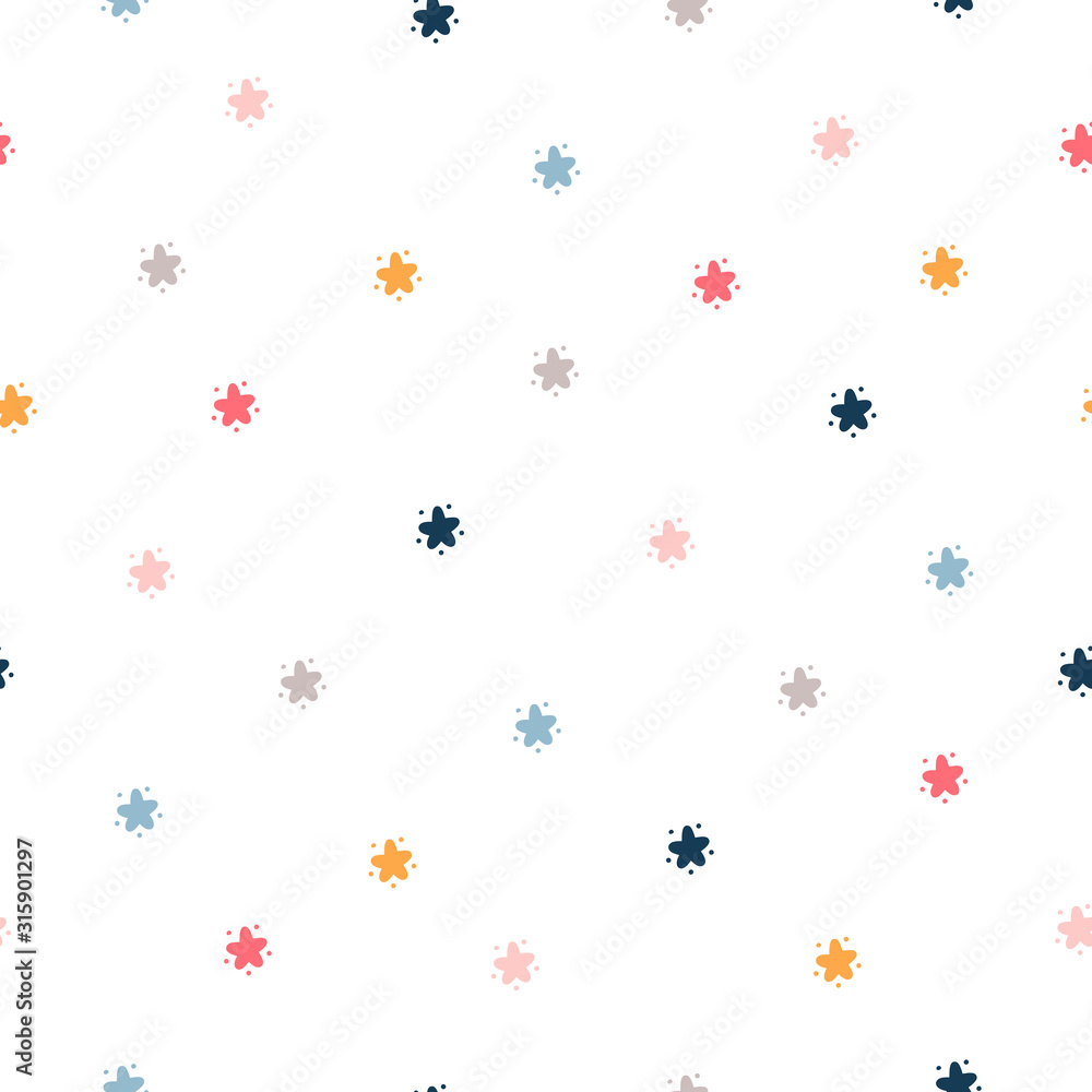 Stars seamless pattern. Tiny shining stars. Stars seamless pattern. Tiny shining stars.