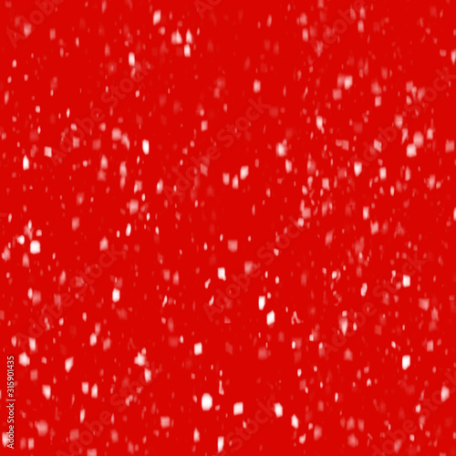 red christmas background with snowflakes. red abstract background with white spots. Packaging, wallpaper, textile design