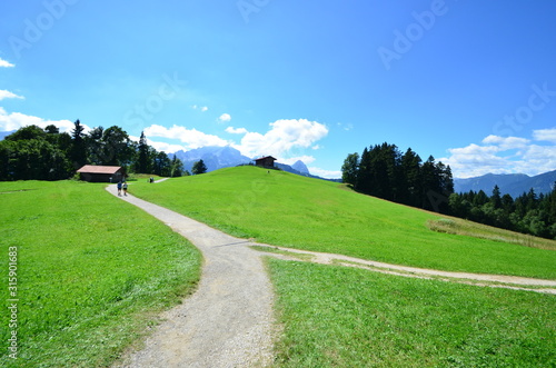 Wandern Alpen Berge Sommer