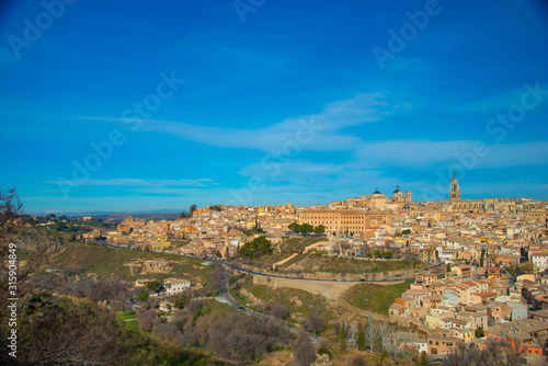 TOLEDO  SPAIN - February 4  2019  Toledo is an ancient city located nearby Madrid  Spain. Spain is an European country which has many touristic places..