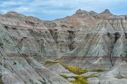 paysage du dakota du sud, badlands photo