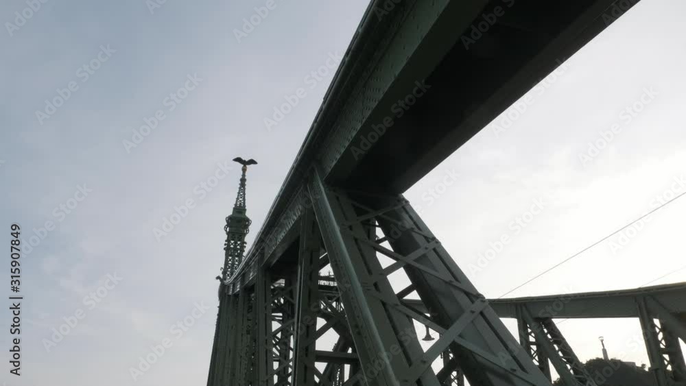 Liberty Bridge in central Budapest. Liberty Bridge in central Budapest.