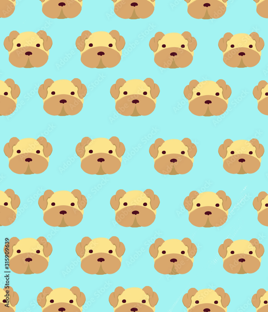 Pug pattern Pug pattern