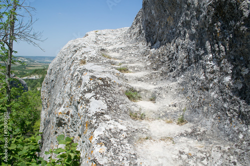 The ancient city carved into the rock 