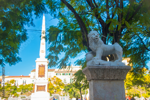 ANDALUSIA, SPAIN - February 6, 2019: Malaga is a town in Granada, Spain. It is known as La Malaga de Picaso. photo