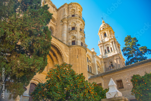 ANDALUSIA, SPAIN - February 6, 2019: Malaga is a town in Granada, Spain. It is known as La Malaga de Picaso. photo