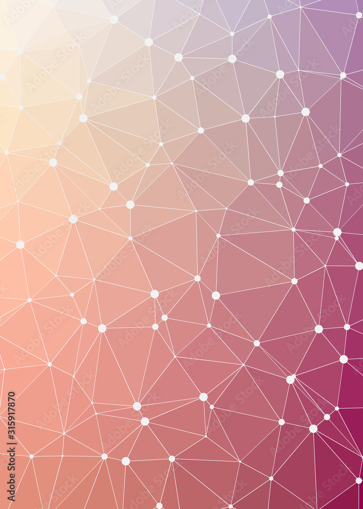 Abstract Low Polygon gradient Generative Art background illustration Abstract Low Polygon gradient Generative Art background illustration