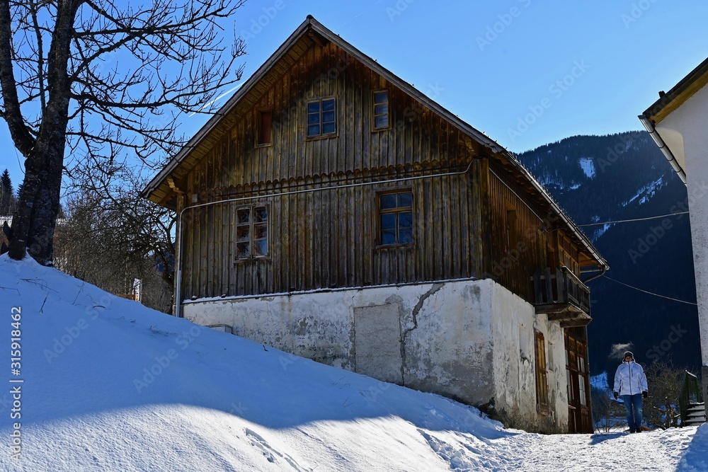 Snow landscapes in the Austrian Alps Snow landscapes in the Austrian Alps