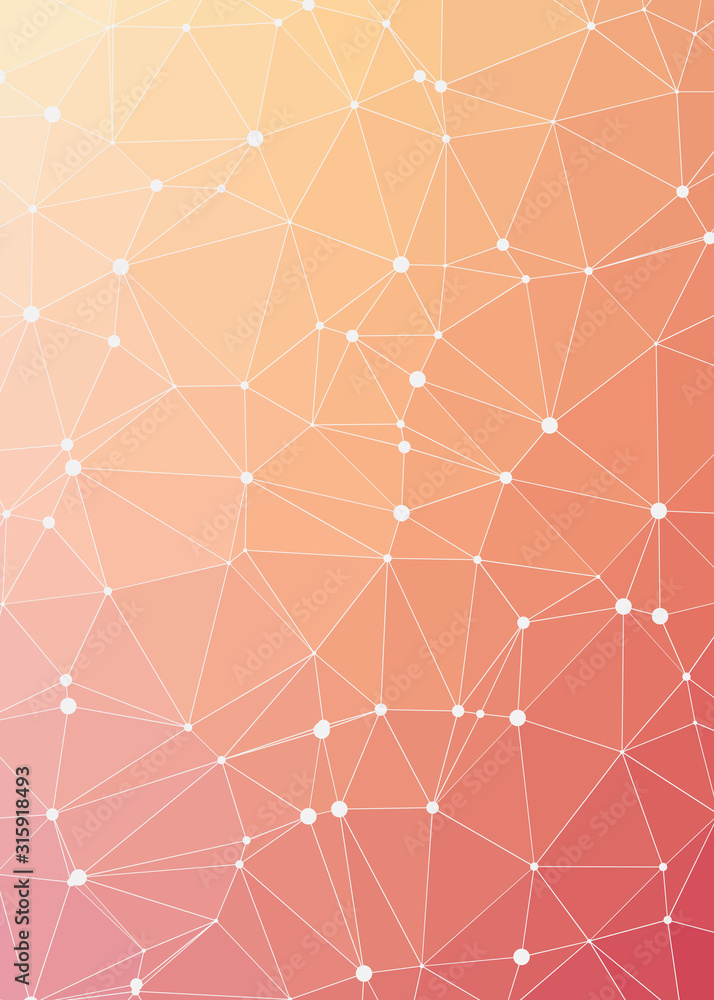 Abstract Low Polygon gradient Generative Art background illustration Abstract Low Polygon gradient Generative Art background illustration