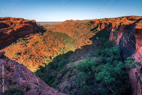 Panoramic view of Kings Canyon  Central Australia  Northern Territory  Australia