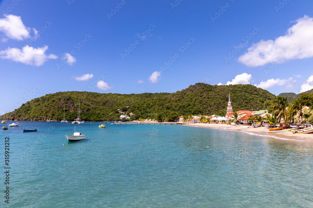 Les Anses d'Arlet, Martinique, FWI - The village on the beach