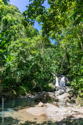 Schoelcher, Martinique, FWI - River Duclos and cascade Didier Trail photo