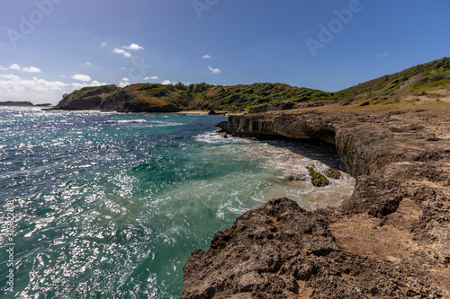 Sainte-Anne, Martinique, FWI - Ferré Cape - Waves on the rocks in Pointe La Rose © chromoprisme