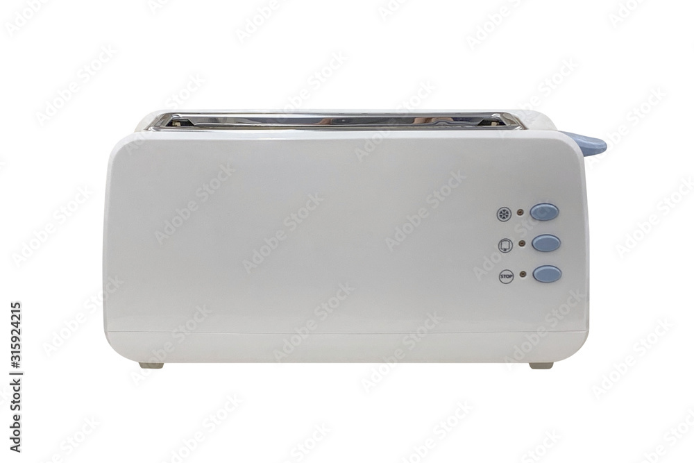 white toaster isolated on white background white toaster isolated on white background