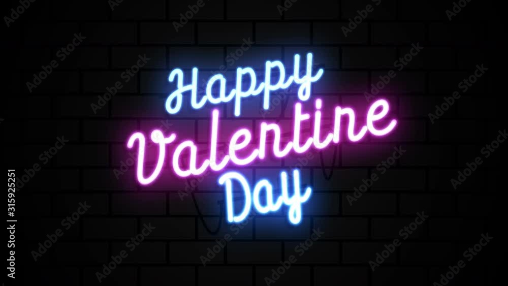 love neon sign on dark background.Happy valentines day concept. love neon sign on dark background.Happy valentines day concept.