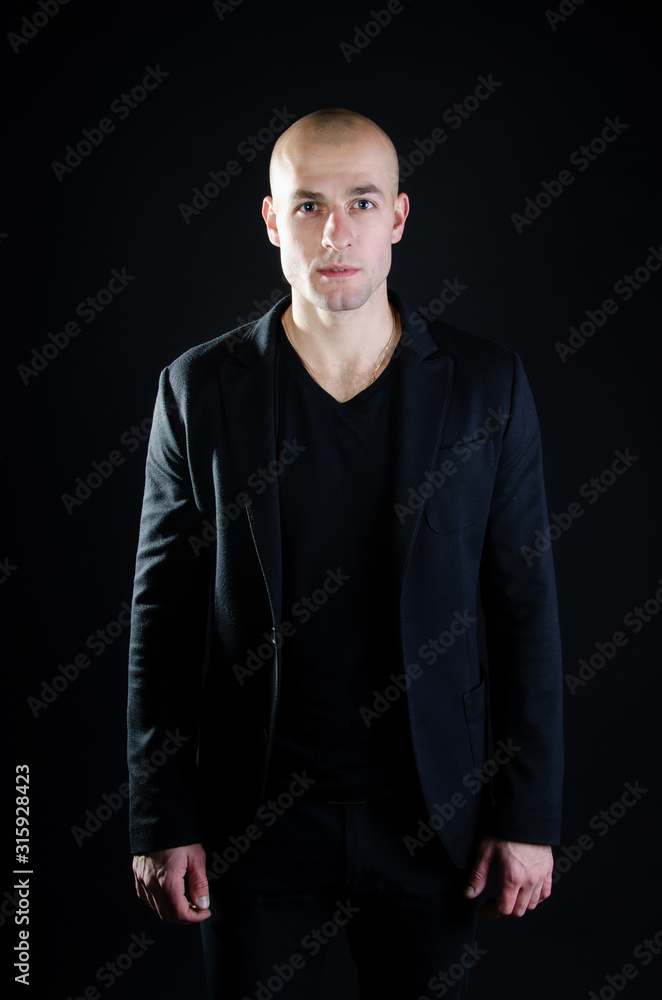 Obraz premium Young sexy businessman. Handsome man.