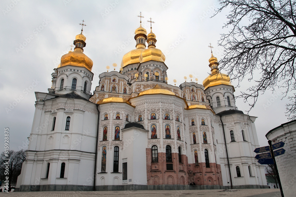 Orthodox church of the Lavra complex bottom view