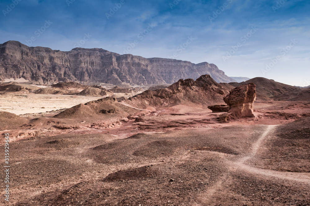 the valley view point in timna national park