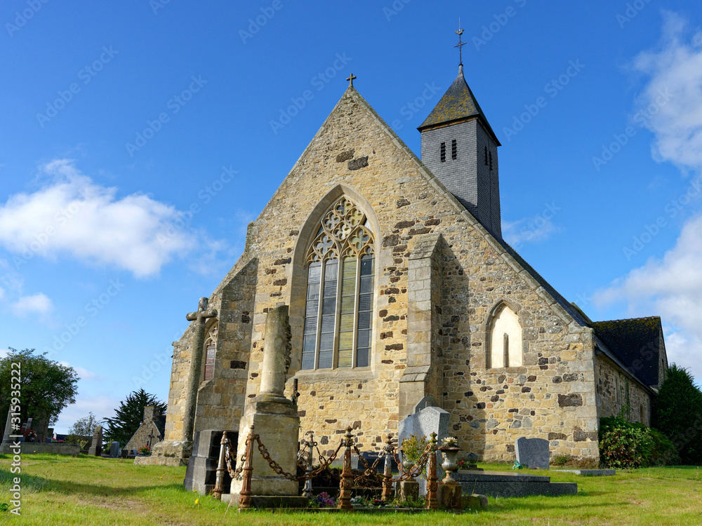 Église Saint-Gobrien à Morieux, Côtes-d’Armor, Bretagne, France