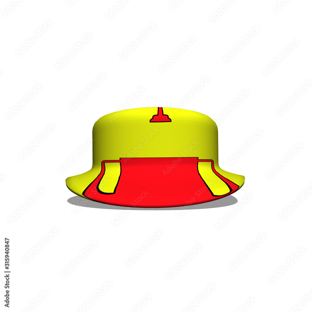 colorful hat isolated on white background colorful hat isolated on white background