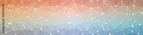 Abstract Low Polygon gradient Generative Art background illustration