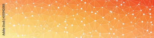 Abstract Low Polygon gradient Generative Art background illustration
