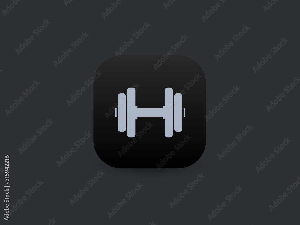 dumbbell - App Icon dumbbell - App Icon