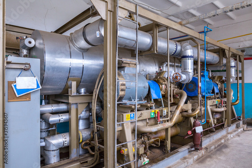 Photography The screw ammonia compressor are specifically engineered to deal with industrial refrigeration installations
