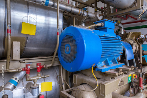Photography The screw ammonia compressor are specifically engineered to deal with industrial refrigeration installations
