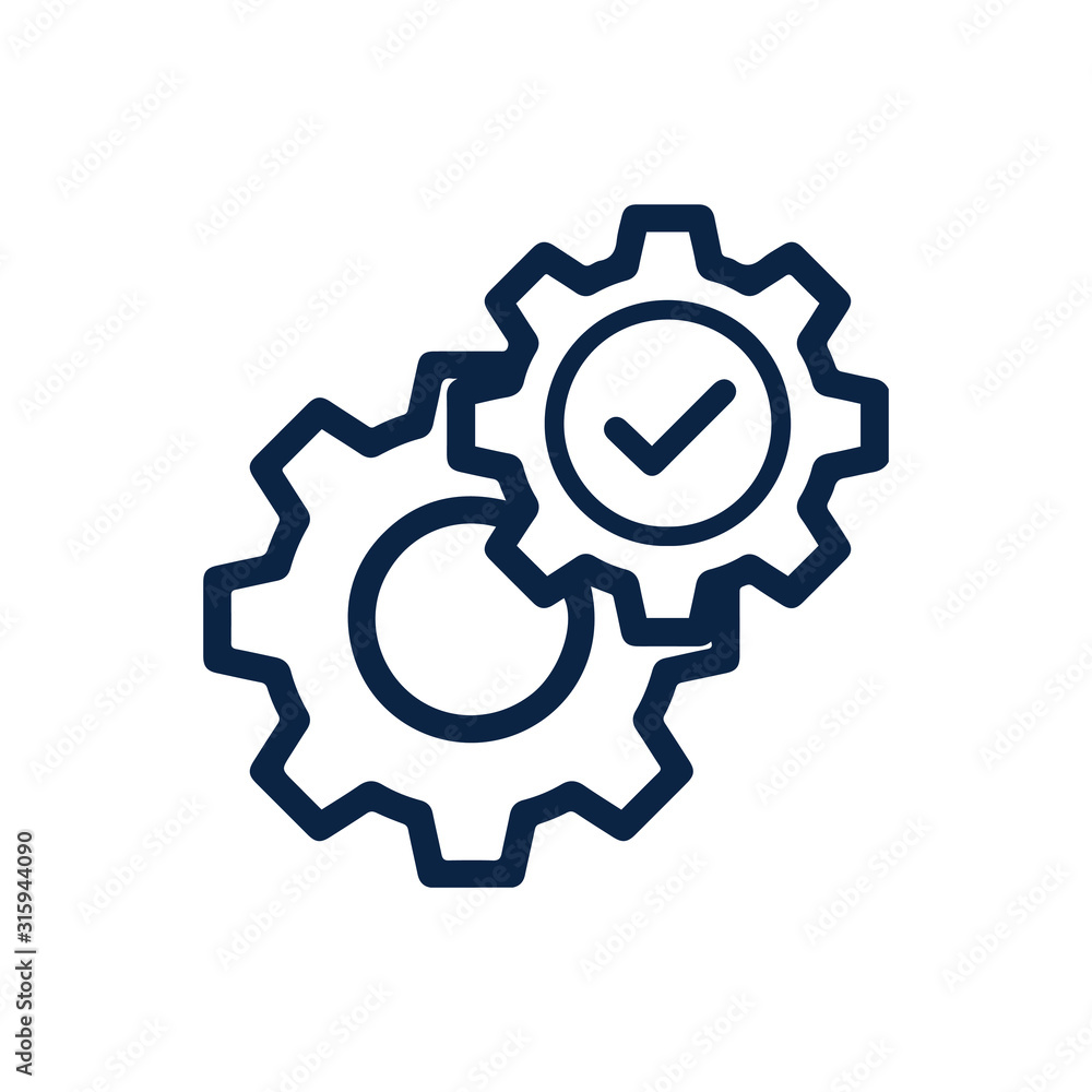 Business office setting icon Business office setting icon