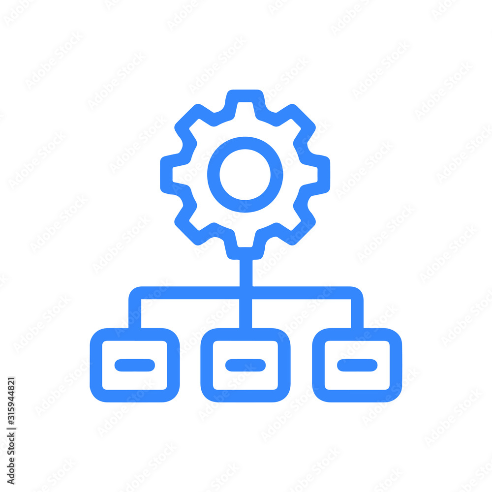 Business statistics analysis vector icon Business statistics analysis vector icon