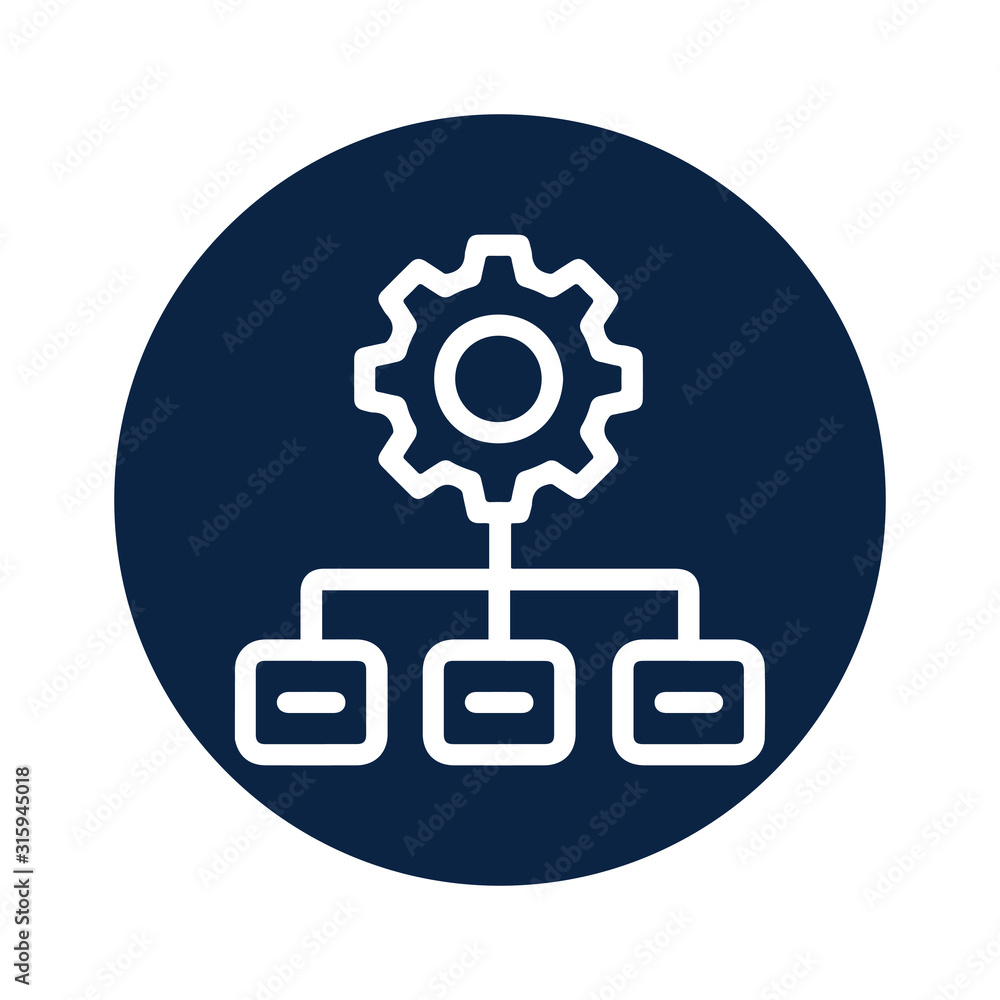 Business statistics analysis vector icon Business statistics analysis vector icon