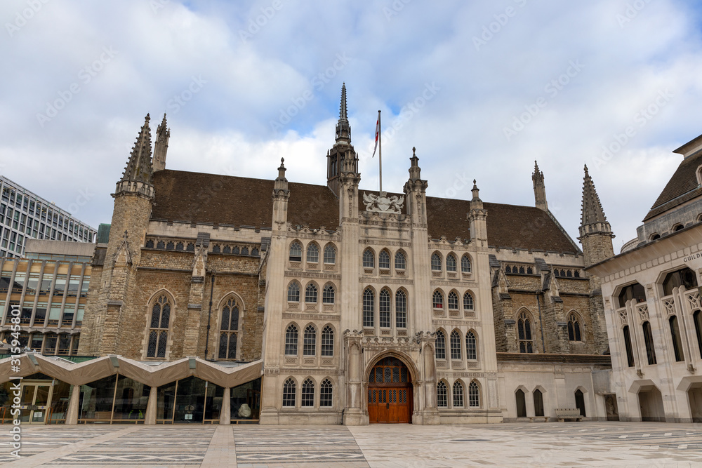 The Guildhall of London, United Kingdom.
