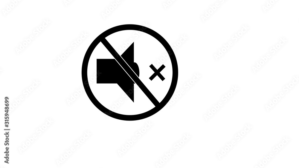 Speaker icon. Music volume symbol in trendy flat style isolated Speaker icon. Music volume symbol in trendy flat style isolated