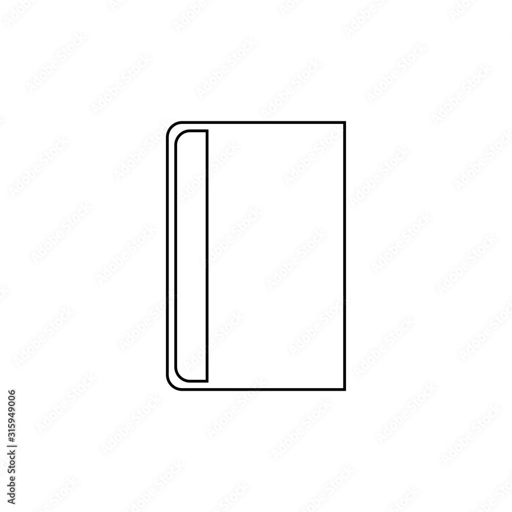 Book icon. Education symbol. Logo design element Book icon. Education symbol. Logo design element