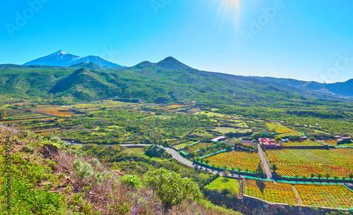 Hghland countryside in Tenerife - Rural landscape