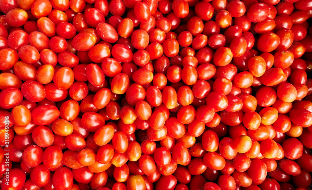 Lots red ripe tomatoes Lots red ripe tomatoes