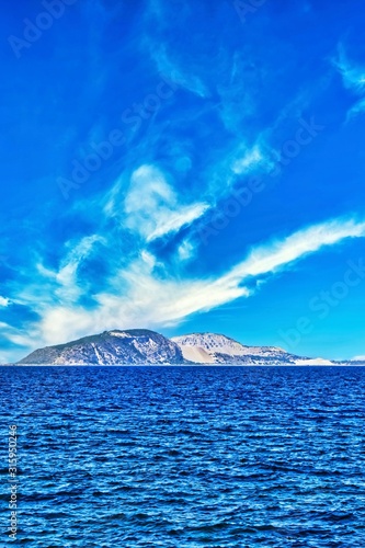 Small island in Aegean Sea between Kos and Nisyros