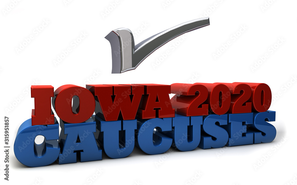 Fotografie, Obraz Iowa Caucus Primary Caucuses 2020
