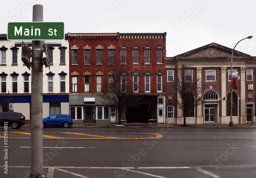 Fényképezés Small American town