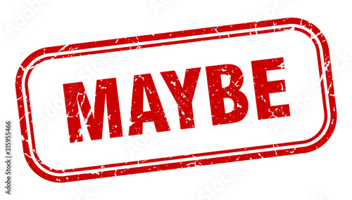 maybe stamp. maybe square grunge red sign