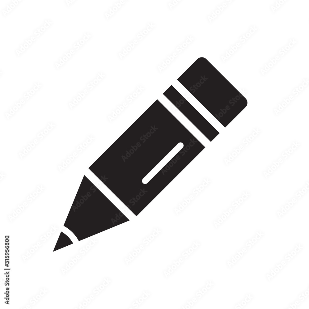 Pencil icon vector design template Pencil icon vector design template