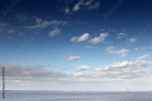 calm sea and sky