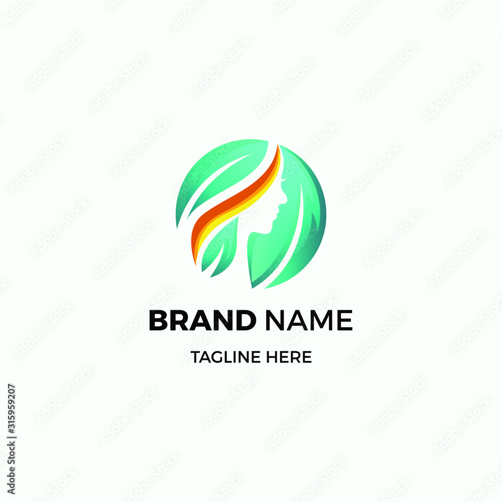 Beauty logo vector icon design Beauty logo vector icon design